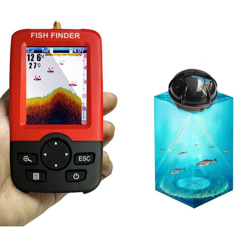 Fishing Depth Finder - Portable Depth Fish Finder with 100M