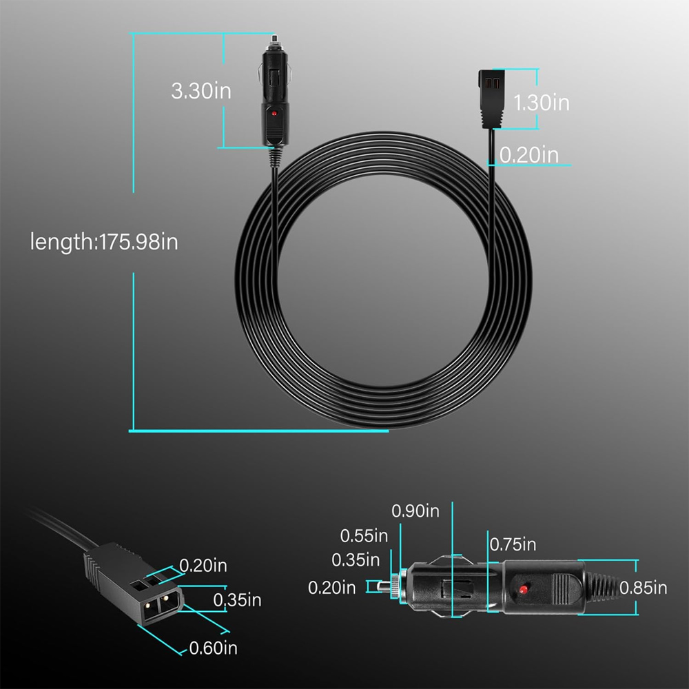 12V DC Port Power Cord 720105- - Fish Finder Charger 评论和价格