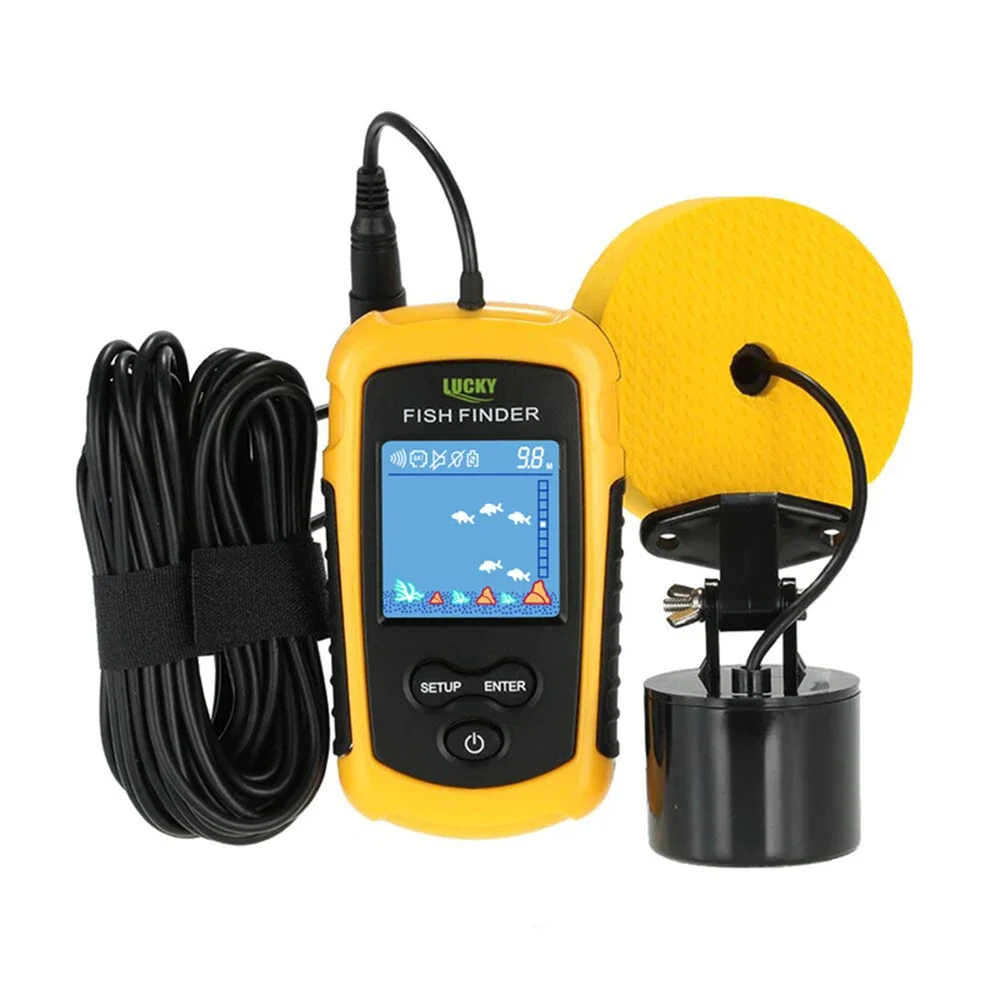 Lucky LCD Color Screen Portabl - Fish Finder Battery 评论和价格