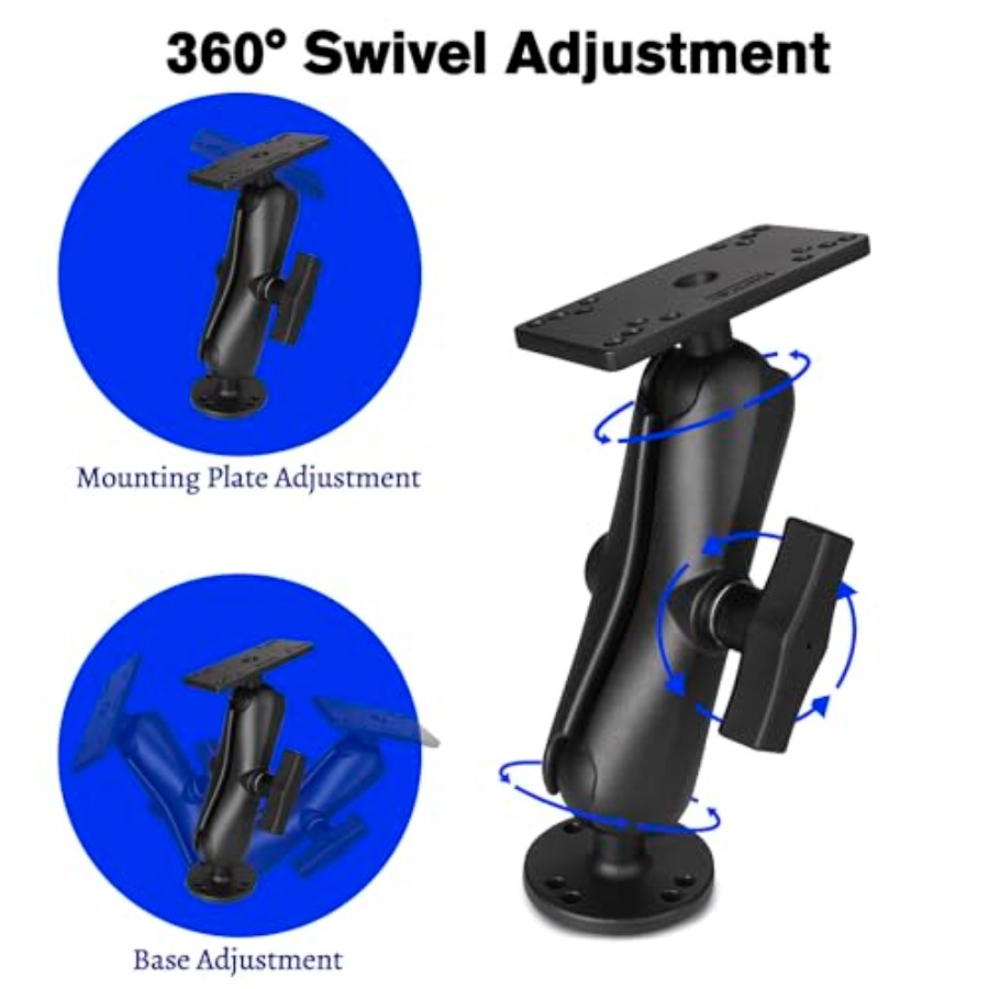 Kayak/boat fish finder mount:  - Fish Finder Mount 评论和价格