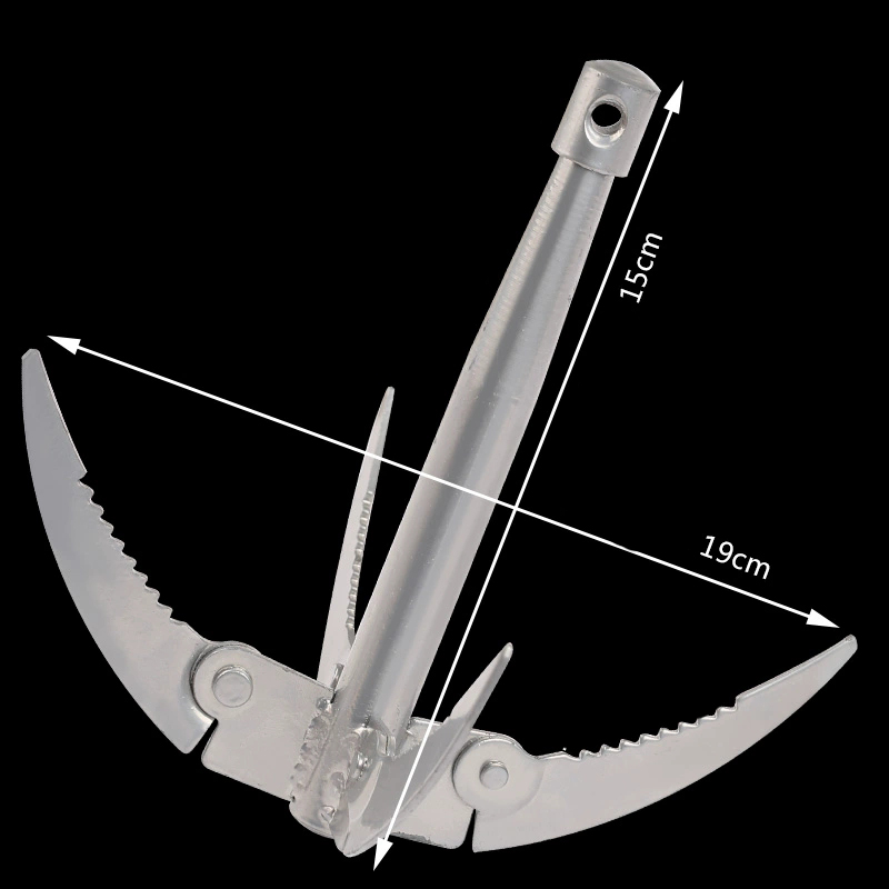4 Claw Anchor Sickle Foldable  - Fish Finder Gps 评论和价格