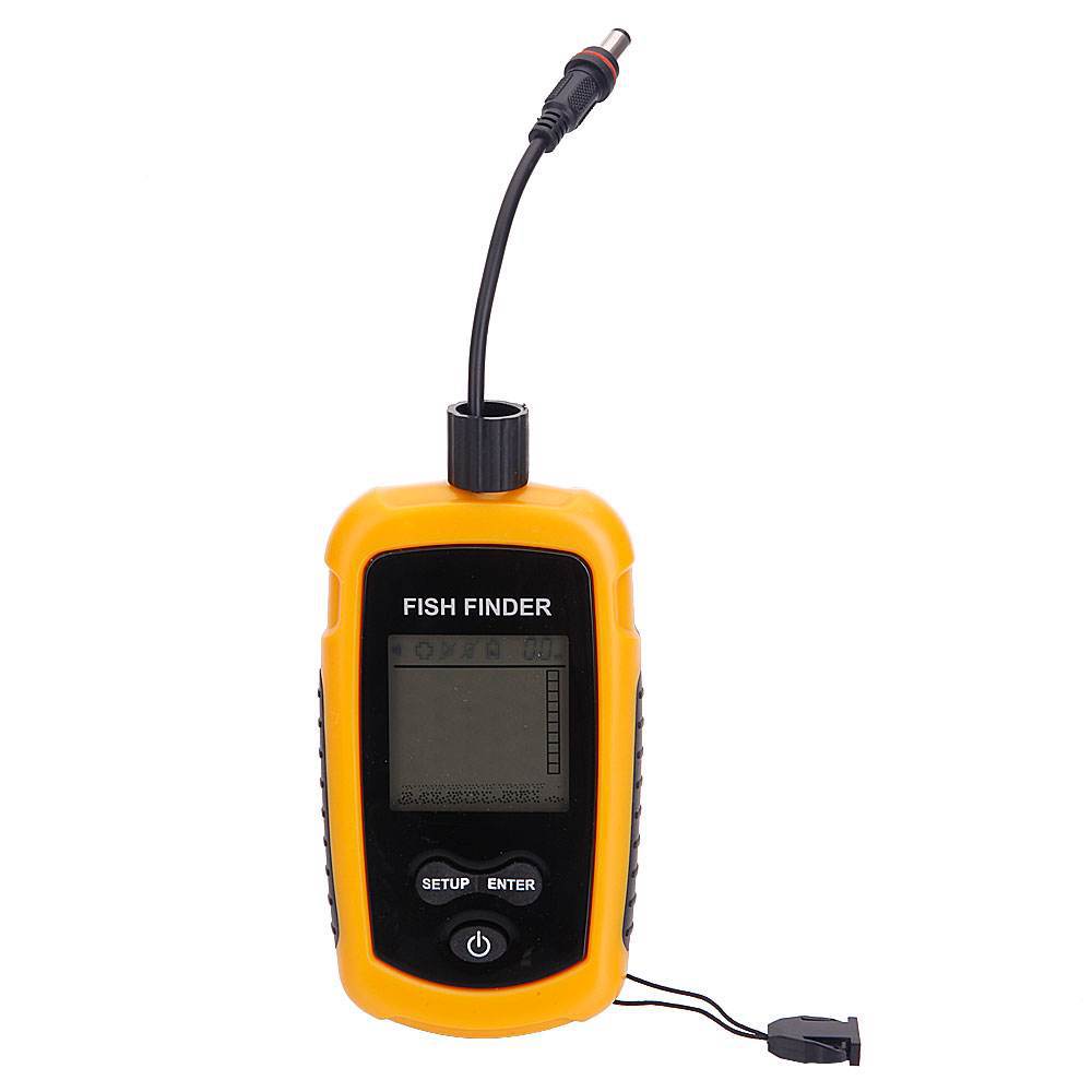 Alarm 100M Portable Sonar Fish - Fishing Depth Finder 评论和价格