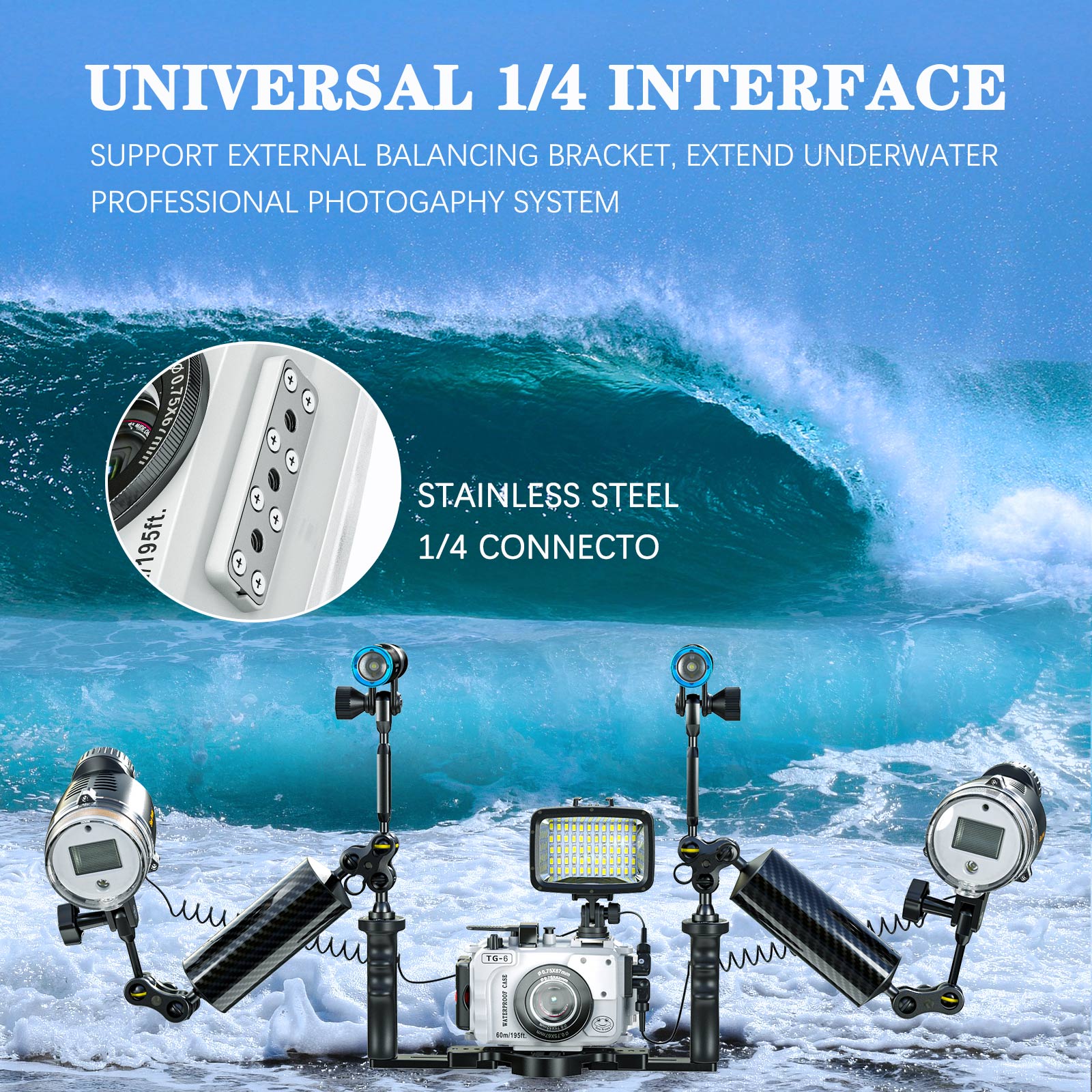 Case 60m/195ft Diving Underwat - Underwater Camera 评论和价格