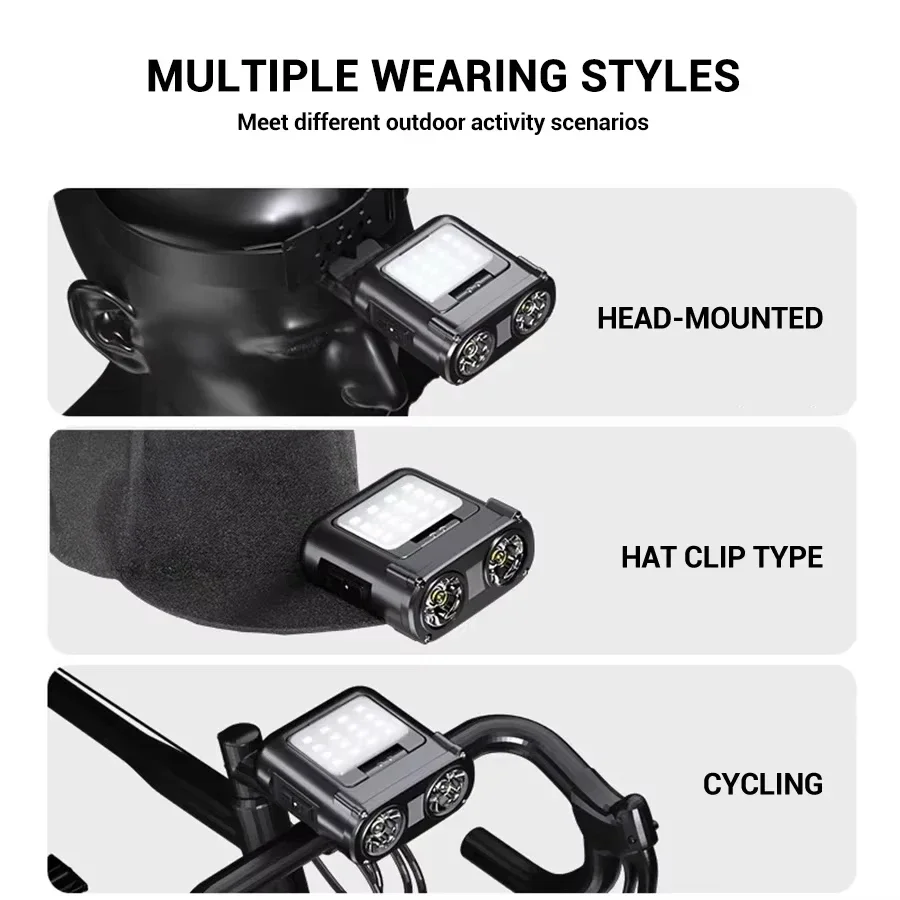 Sensor COB LED Headlamp Cap Cl - Fish Finder Battery 评论和价格