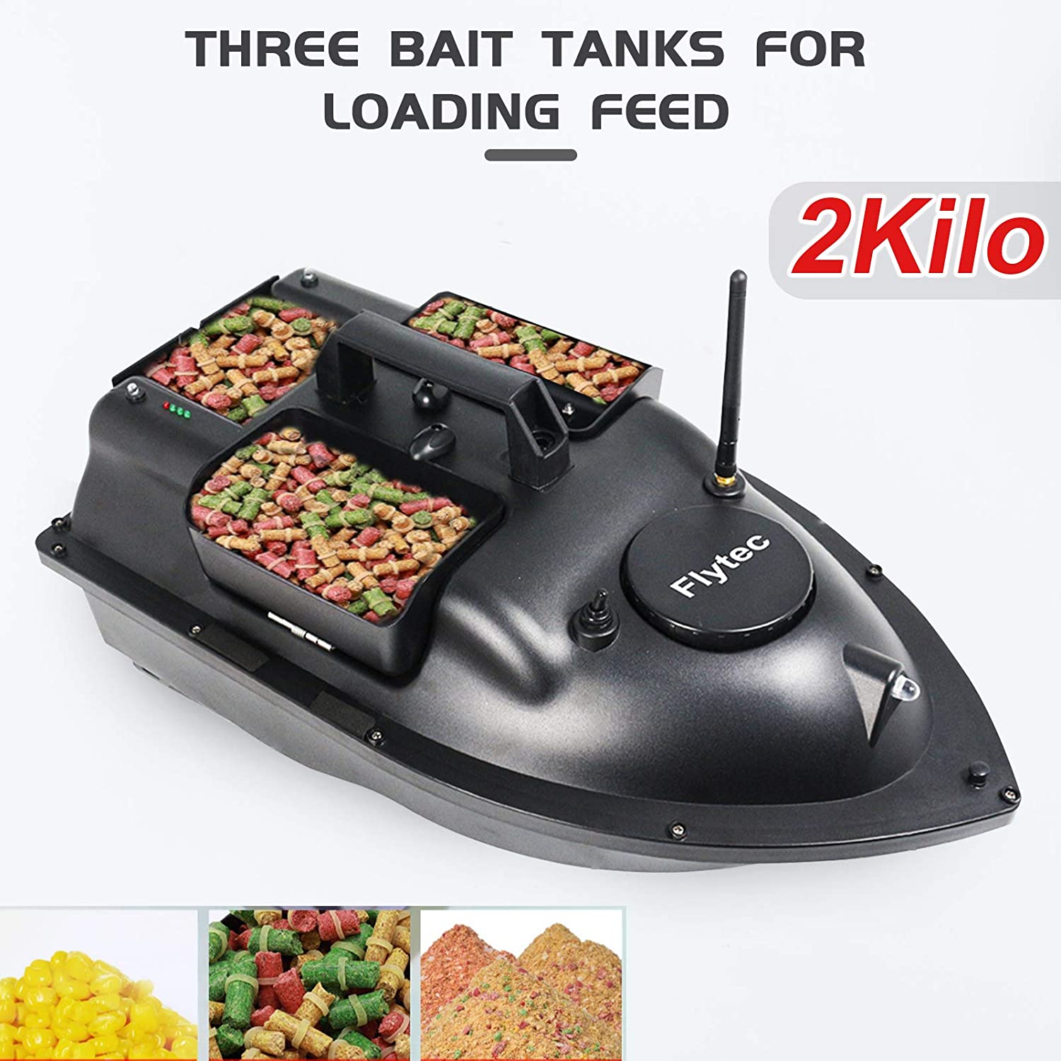 500M Wireless RC Bait Boat Hoo - Fish Finder Gps 评论和价格